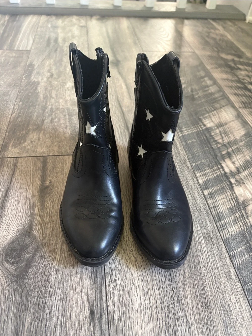 Black Star Accent girl’s Ankle Boots